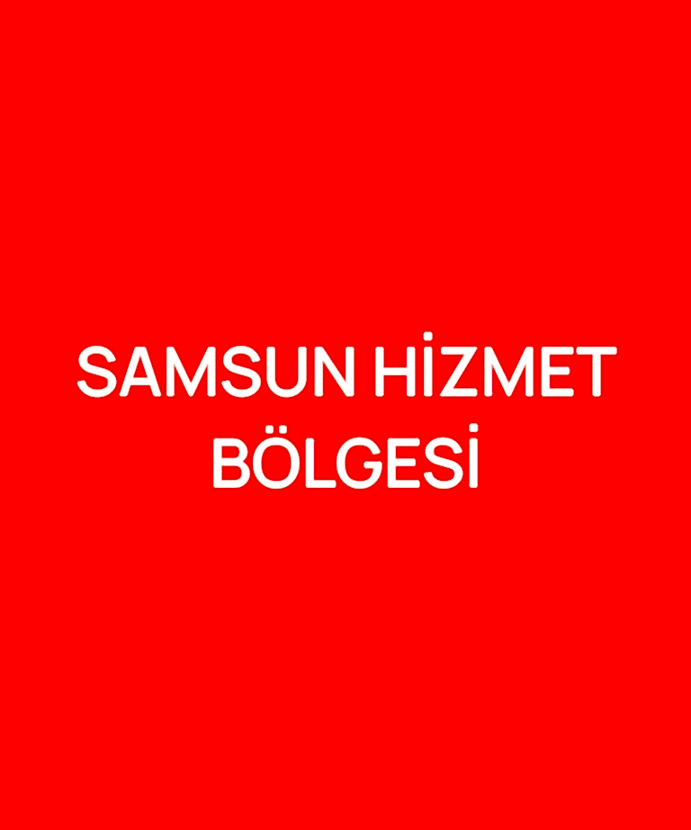 SAMSUN HİZMET BÖLGESİ