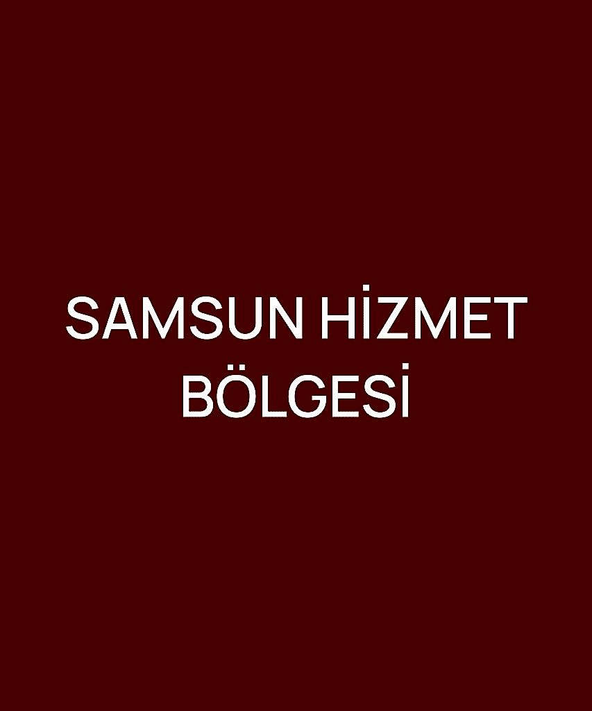 SAMSUN HİZMET BÖLGESİ