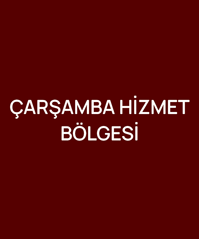 ÇARŞAMBA HİZMET BÖLGESİ