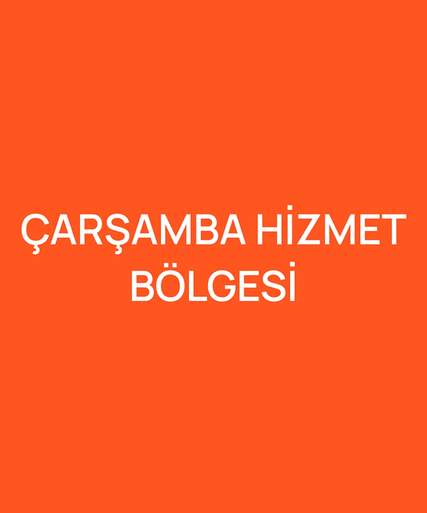 ÇARŞAMBA HİZMET BÖLGESİ